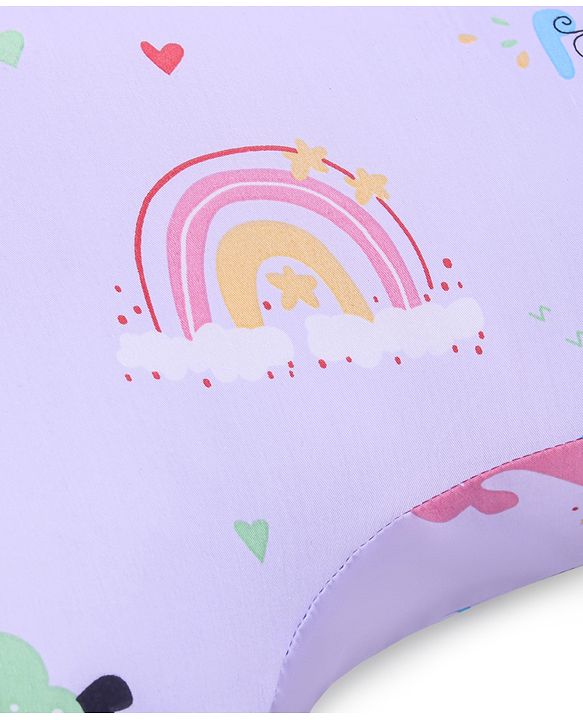 Babyhug Feeding Pillow Bunny Print - Pink | Fits upto waist size 36 inches
