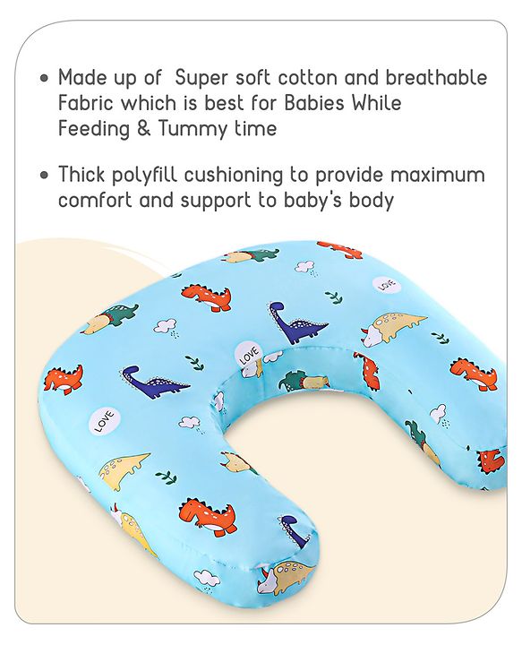 Babyhug Feeding Pillow Bunny Print - Pink | Fits upto waist size 36 inches