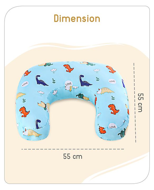 Babyhug Feeding Pillow Bunny Print - Pink | Fits upto waist size 36 inches