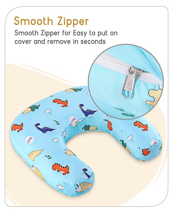 Babyhug Feeding Pillow Bunny Print - Pink | Fits upto waist size 36 inches
