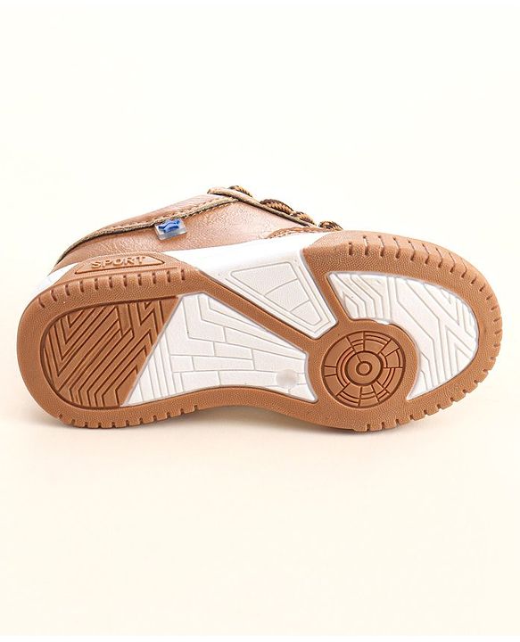 Cute Walk by Babyhug Lace Ups Formal Shoes - Brown