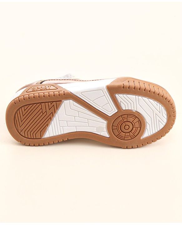 Cute Walk by Babyhug Lace Up Formal Shoes - Brown