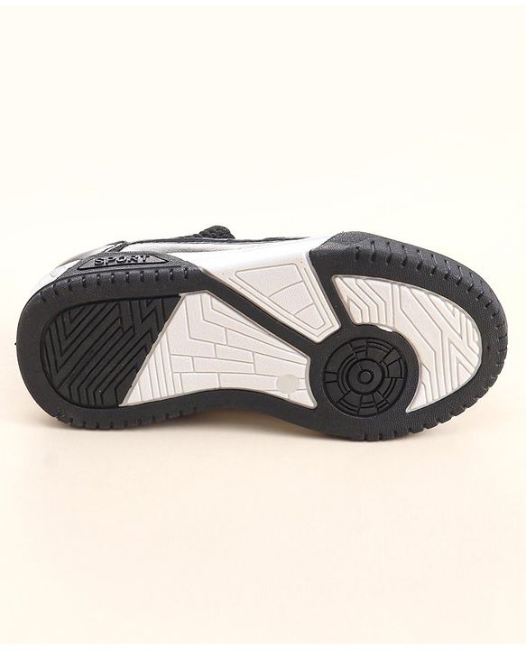 Cute Walk by Babyhug Lace Up Formal Shoes - Black