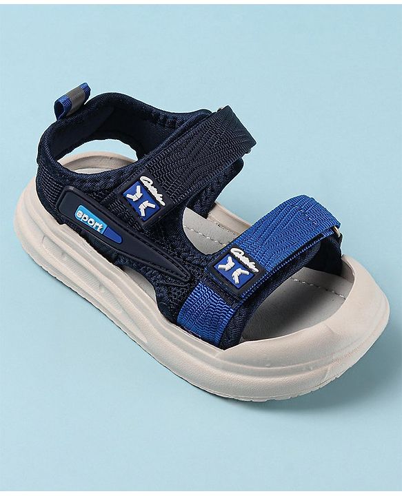 Cute Walk by Babyhug Sandals with Velcro Closure - Blue
