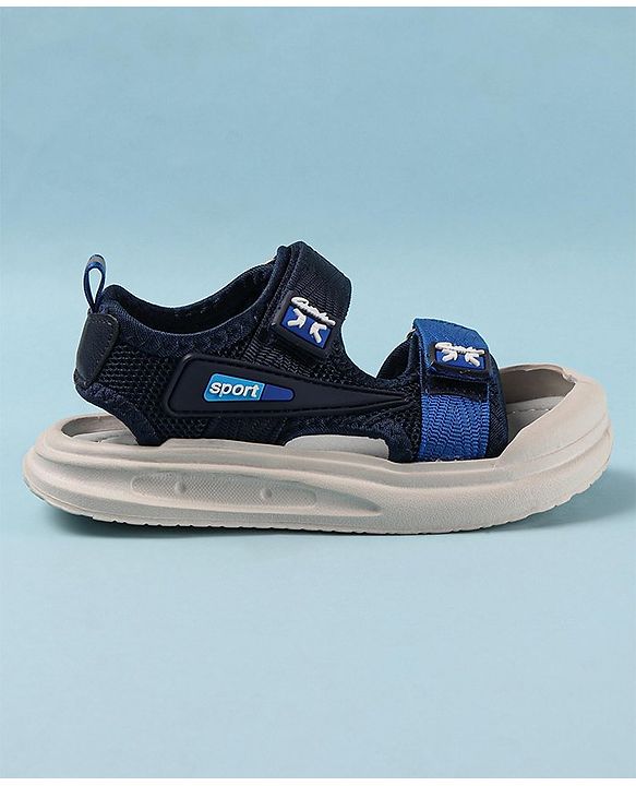 Cute Walk by Babyhug Sandals with Velcro Closure - Blue