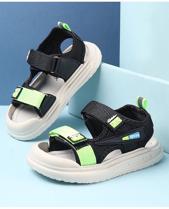 Cute Walk by Babyhug Sandals with Velcro Closure - Blue