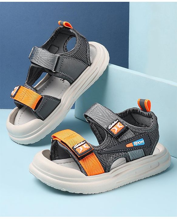 Cute Walk by Babyhug Sandals with Velcro Closure - Blue