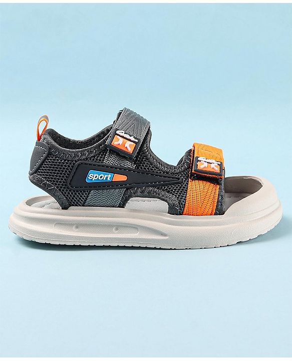 Cute Walk by Babyhug Sandals with Velcro Closure - Blue