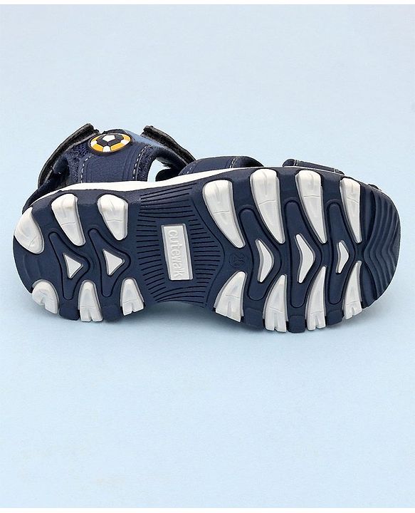 Cute Walk by Babyhug Sandals with Velcro Closure - Blue