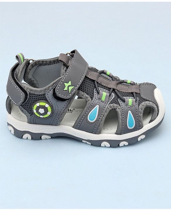 Cute Walk by Babyhug Sandals with Velcro Closure - Blue