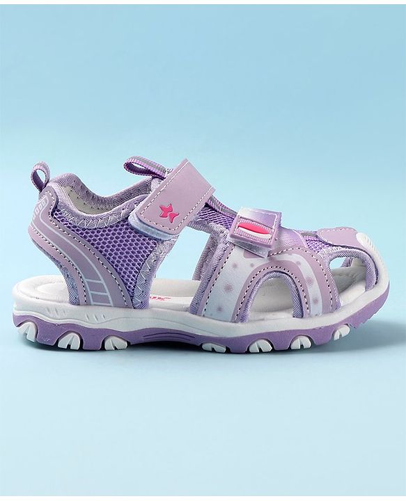 Cute Walk by Babyhug Velcro Closure Sandals - Fuchsia