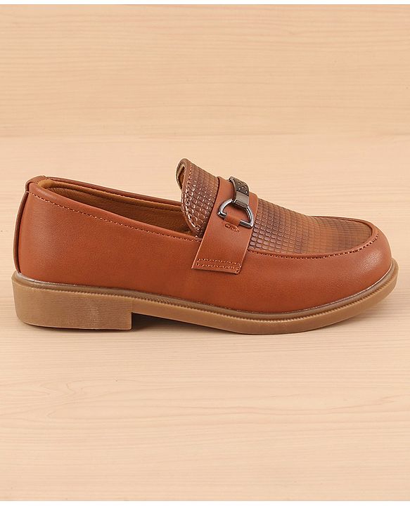 Pine Kids Slip On  Loafer Shoes - Brown