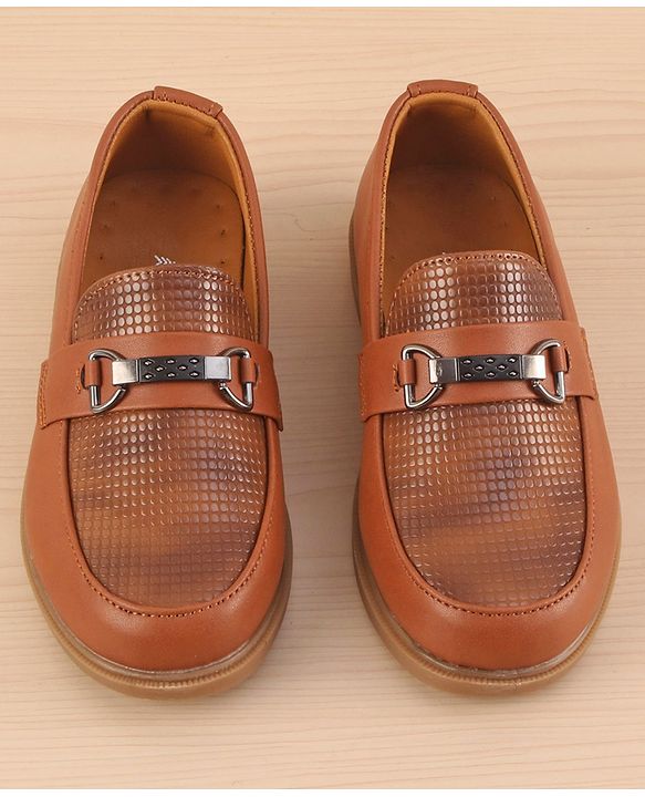 Pine Kids Slip On  Loafer Shoes - Brown