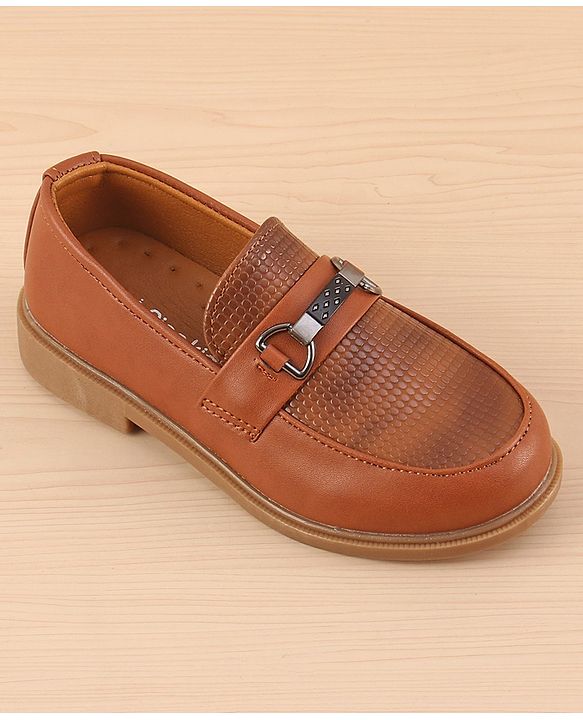 Pine Kids Slip On  Loafer Shoes - Brown