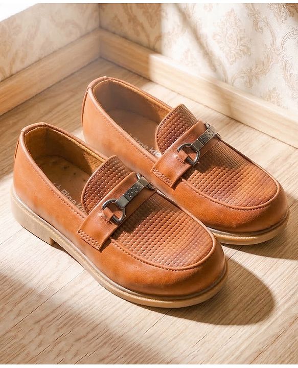 Pine Kids Slip On  Loafer Shoes - Brown