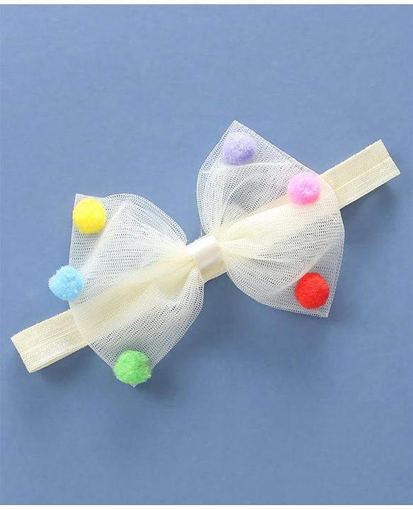 Babyhug Free Size Female Hair Bands Pack of 3 - Multicolor