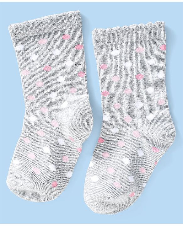 Cute Walk by Babyhug Anti-bacterial Ankle Length Striped & Designed Socks Pack of 3 - Blue Grey & White