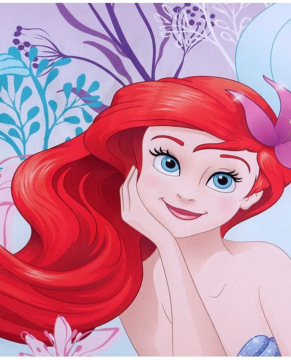 Babyhug Disney Little Mermaid Playgym | BIS Certified | Soft Play Mat with 5 Fun Hanging Toys | Disney Little Mermaid Theme for Newborns 0+ Months | Perfect for Indoor Play & Tummy Time | Stimulates Sensory Development, Hand-Eye Coordination & Motor