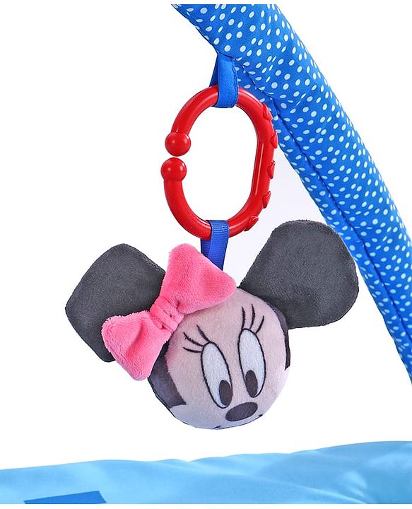 Babyhug Disney Mickey & Friends Playgym | BIS Certified | Soft Play Mat with 5 Fun Hanging Toys | Disney Mickey & Friends Theme for Newborns 0+ Months | Perfect for Indoor Play & Tummy Time | Stimulates Sensory Development, Hand-Eye Coordination & Mo