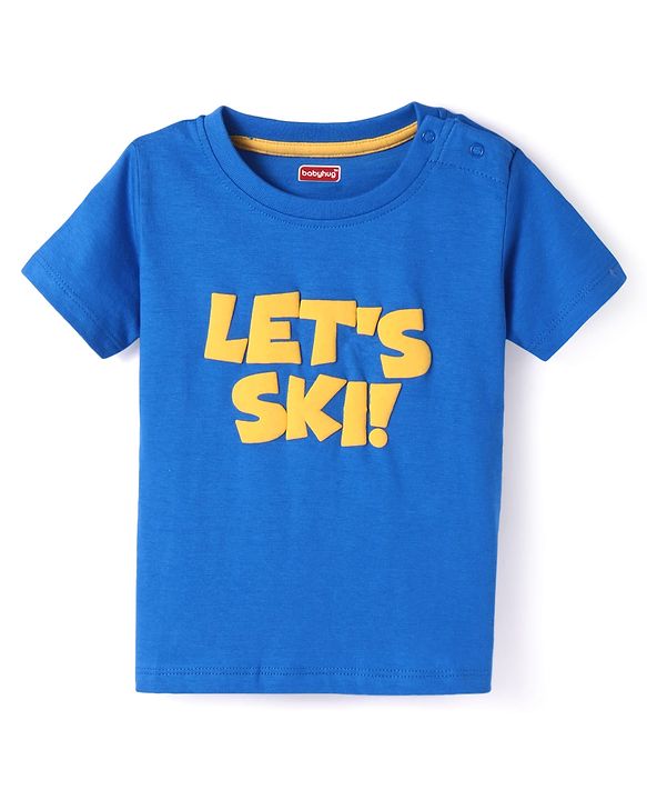 Babyhug Cotton Woven Full Sleeves Adventure Theme Shirt With T-Shirt - Blue