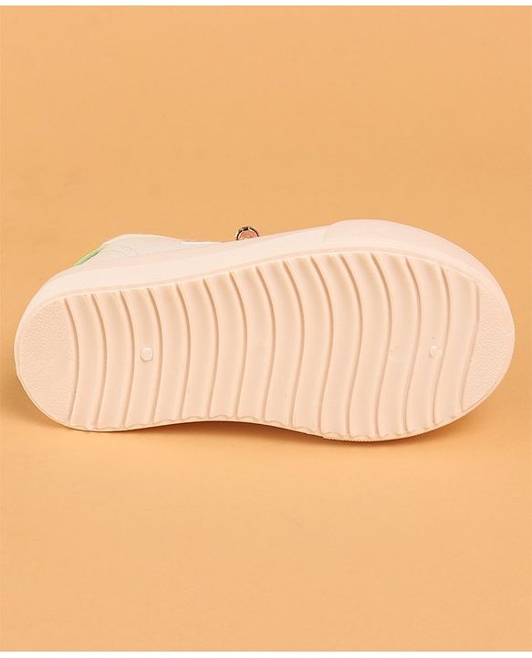 Cute Walk by Babyhug Lace Up Casual Shoes - Golden