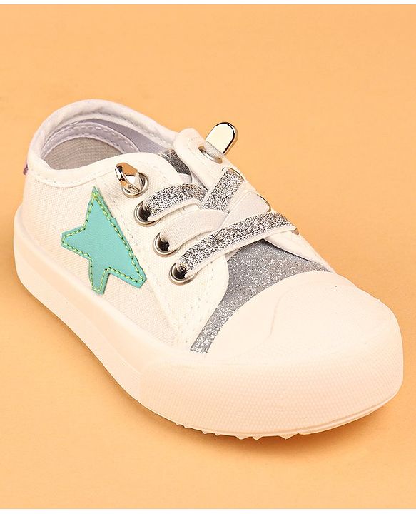 Cute Walk by Babyhug Lace Up Casual Shoes - Golden