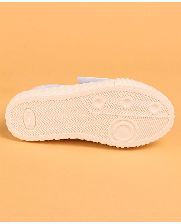 Cute Walk by Babyhug Velcro Closure Casual Shoes With Text Print - Pink
