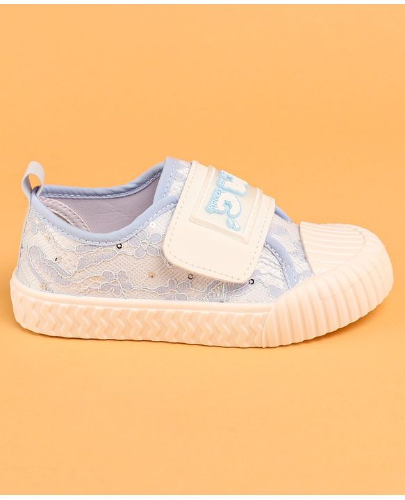 Cute Walk by Babyhug Velcro Closure Casual Shoes With Text Print - Pink