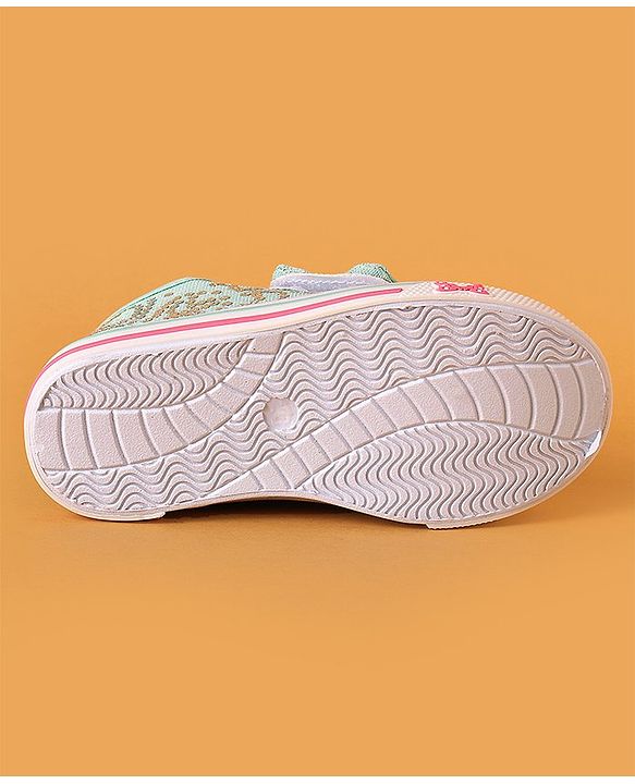 Cute Walk by Babyhug Casual Shoes with Bow Applique- Blue