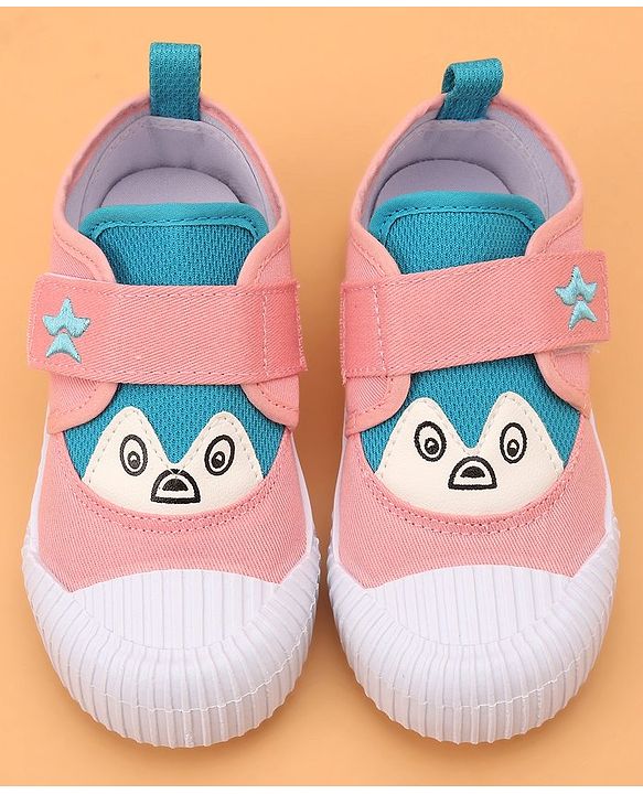 Cute Walk by Babyhug Casual Shoes with Velcro Closure - Pink