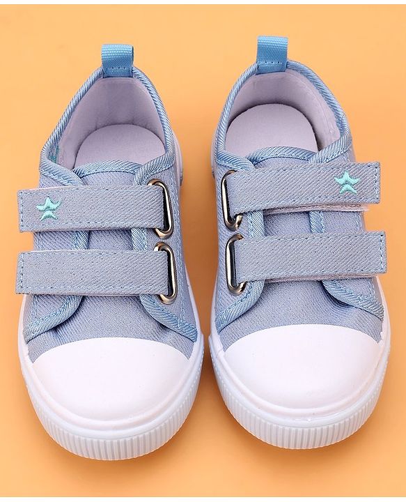 Cute Walk by Babyhug Casual Shoes With Velcro Closure and Swan Embroidery - Pink