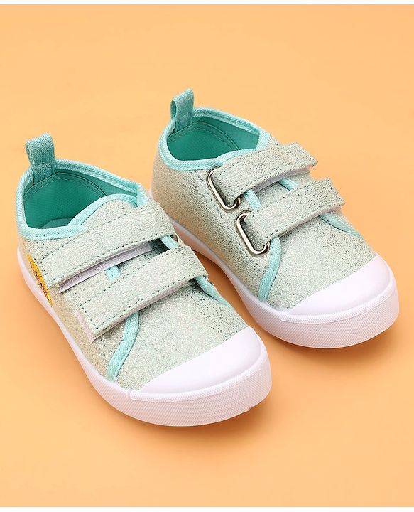 Cute Walk by Babyhug Velcro Closure Casual Shoes - Green