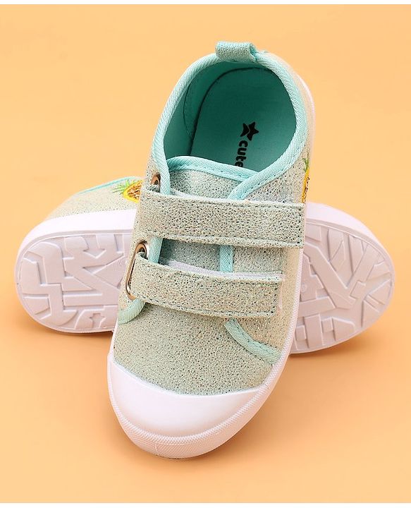 Cute Walk by Babyhug Velcro Closure Casual Shoes - Green