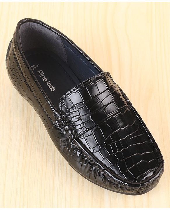 Pine Kids  Slip On Loafer Shoes -  Brown