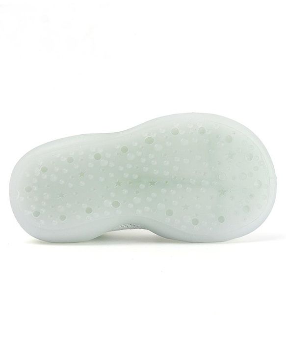 Cute Walk by Babyhug Teddy Applique Slip On Sock Shoes - Green