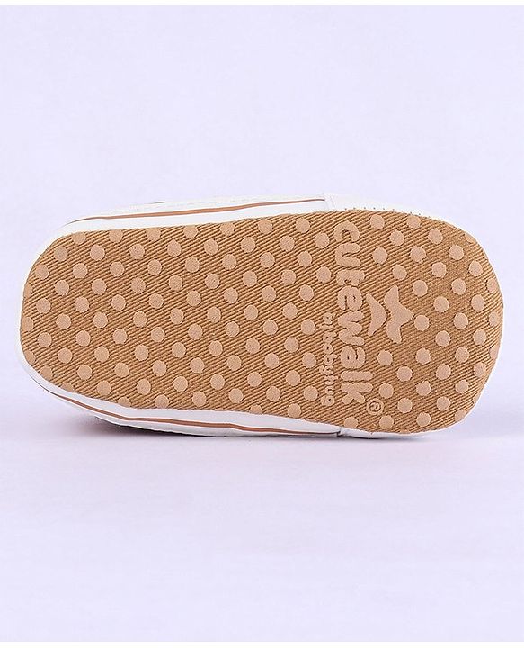 Cute Walk by Babyhug Velcro Closure Booties - Brown