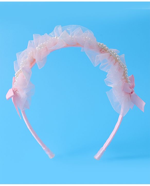 Pine Kids Beaded Hair Band - Light Pink