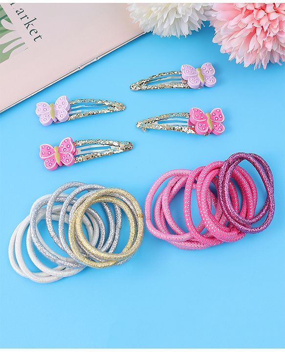 Babyhug Hair Accessories Combo Set Pack of 24 - Multicolour