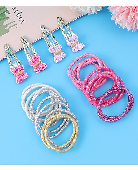 Babyhug Hair Accessories Combo Set Pack of 24 - Multicolour