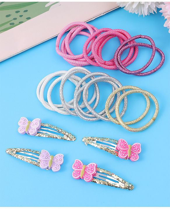 Babyhug Hair Accessories Combo Set Pack of 24 - Multicolour