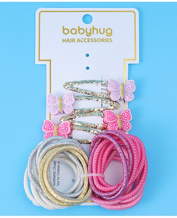 Babyhug Hair Accessories Combo Set Pack of 24 - Multicolour