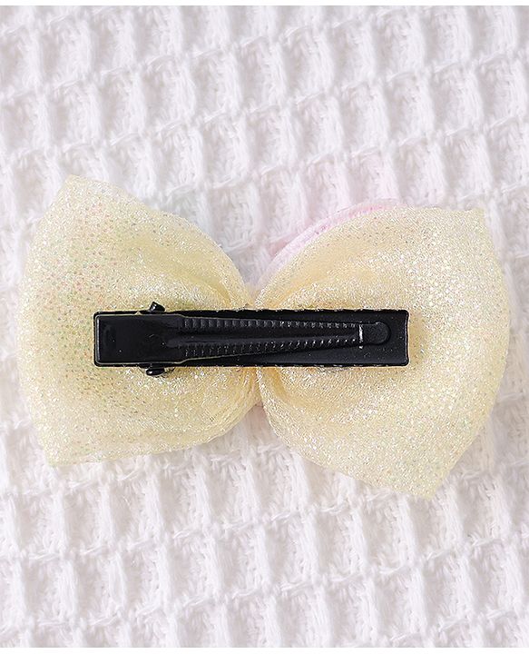 Babyhug Bow and Butterfly Clips Set of 2 - Yellow