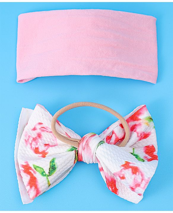 Babyhug Headbands Free Size Set of 2 - Multicolor