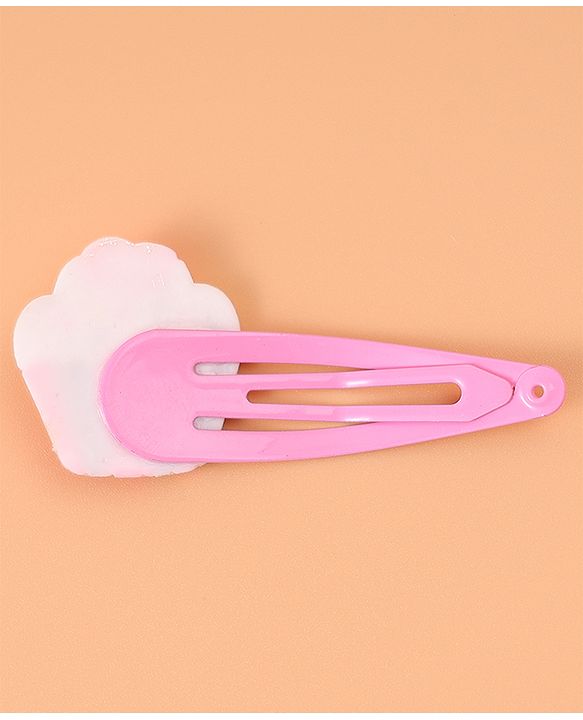 Babyhug Cupcake Hair Clips & Rubber Bands Accessories Combo Sets of 12 - Pink
