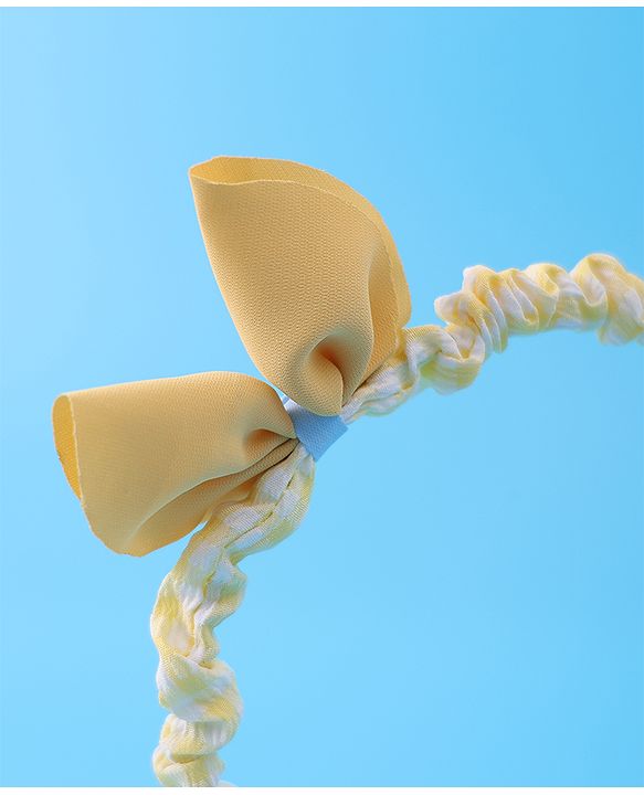 Pine Kids Bow Hair Band - Yellow