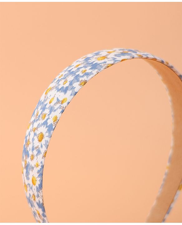 Pine Kids Set of Floral Print Hair Bands Pack of 2 - Multicolor