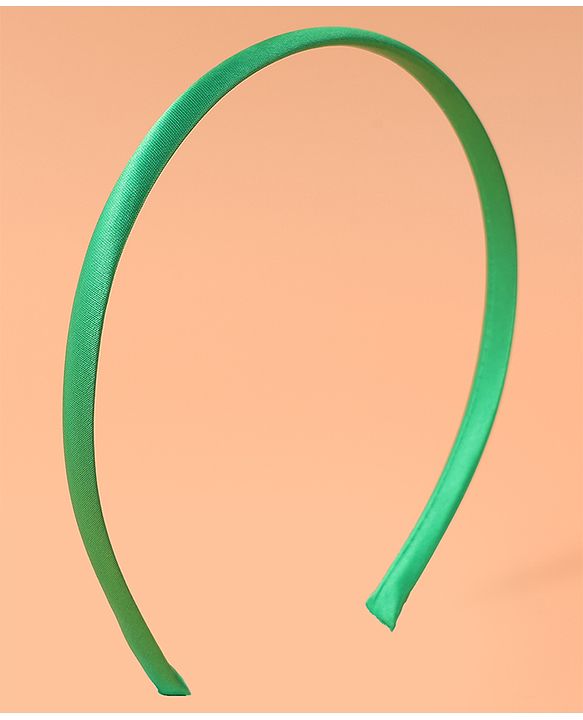 Pine Kids Set of Solid Hair Bands  Pack of 3 - Pink Green & Blue