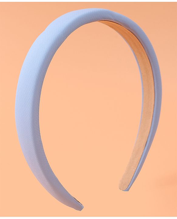 Pine Kids Set of Solid Hair Bands Pack of 2 - Pink & Light Blue
