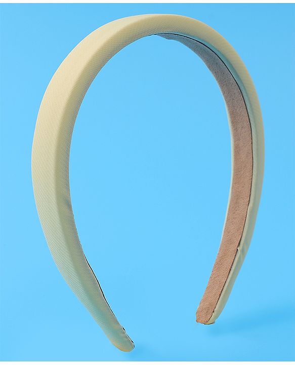 Pine Kids Set of Solid Hair Bands Pack of 2 - Purple & Beige