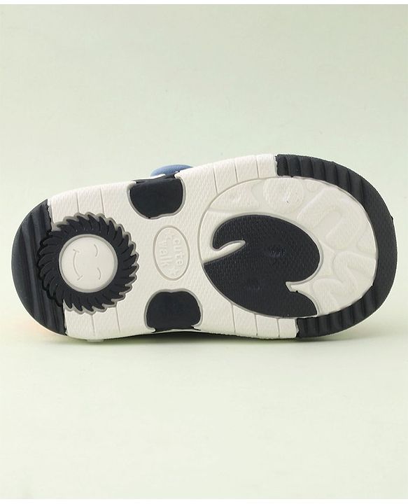 Cute Walk by Babyhug Casual Shoes with Velcro Closure Dino Applique -  Blue